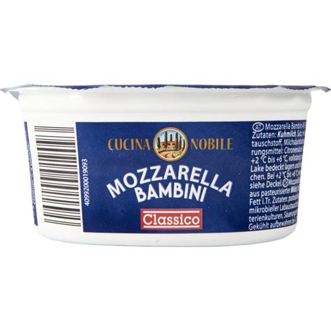 ROKSH Frischkäse Co CUCINA NOBILE Mozzarella Bambini Classico 245g