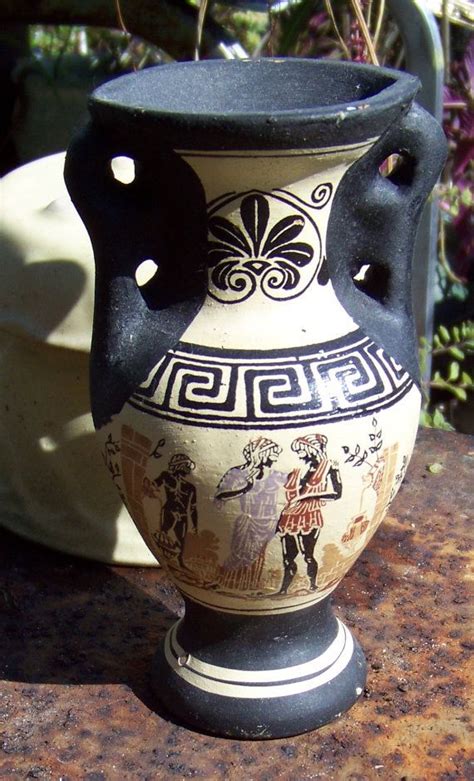 V I N T A G E Greek Pottery Urn Style Vase By Alloftheabove 1200