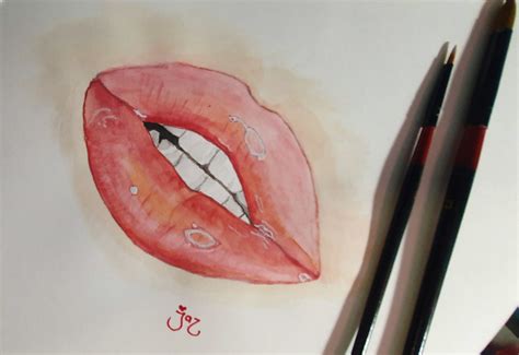 Labios Con Frutas Dibujo Labios Tatuados Letra