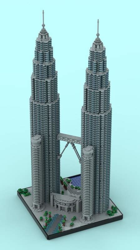 LEGO MOC Petronas Twin Towers by arnedielis | Rebrickable - Build with LEGO