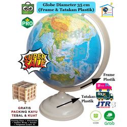 Jual GLOBE BOLA DUNIA 30 CM TIPE 1 Via Go Kilat Jakarta Selatan