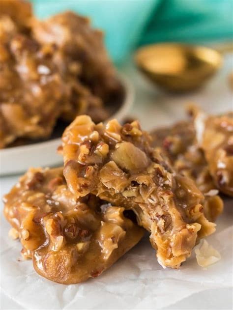 No Bake Praline Pecan Cookies Recipe