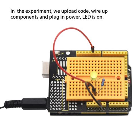 Keyestudio Protoshield For Arduino With Mini Breadboard