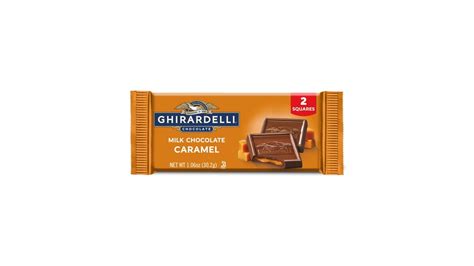 Ghirardelli 2 Square Milk Chocolate With Caramel 1 06 Oz Delivery Near Me Doordash