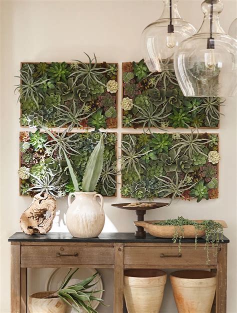 Faux Succulent Wall Art Succulent Wall Succulent Wall Planter Faux