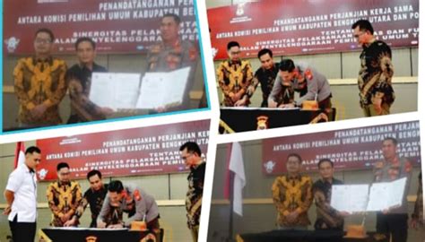 Kapolres Dan Ketua Kpu Teken Mou Penyelenggaraan Pemilihan Umum 2024