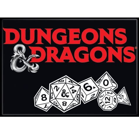 Dungeons And Dragons Dice Magnet