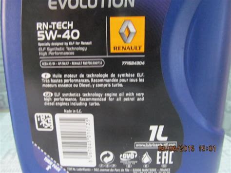 ULEI Motor 5W40 Renault ORIGINAL RN0700/RN0710 7711584304 nou de ...