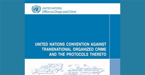 Global Programme Implementing Untoc From Theory To Practice