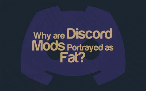 Why Are Discord Mods Portrayed As Obesefat Audio Plugins News And More