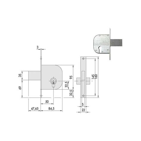 Serratura Cisa Infilare Per Cancelli