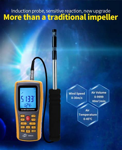 Benetech GM8903 Hot Wire Anemometer Precision Wind Measurement