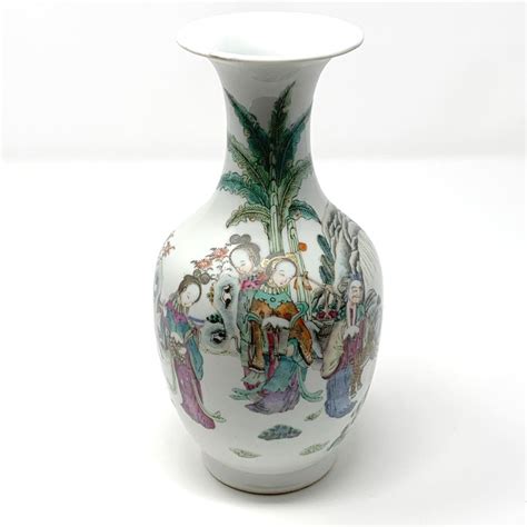 Vase Famille Rose Porcelain Figural China Qing Catawiki