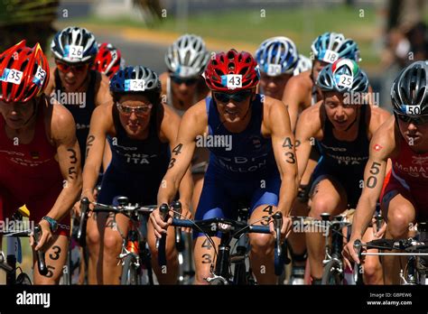 Athletics Athens Olympic Games 2004 Women S Triathlon Cycling