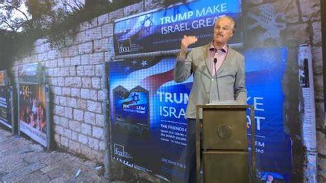 In Jerusalem Press Conference Mike Evans Vows My Evangelicals Will