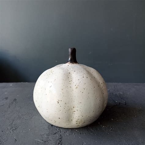 White Ceramic Pumpkin - Etsy