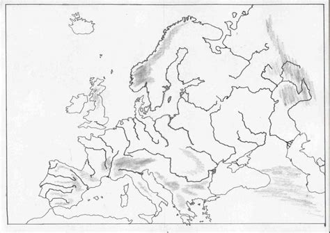 Print Map Quiz MAPA DE EUROPA FÍSICO Historia 1 eso mapa fisico