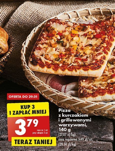 Promocja Pizza Z Kurczakiem I Grillowanymi Warzywami W Biedronka