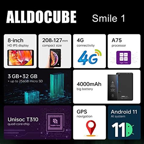 Alldocube Inch Android Tablet Gb Ram Gb Rom Gb Expand Quad