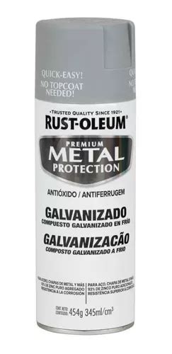 Aerosol Metal Protection Galvanizado Rust Oleum Ml