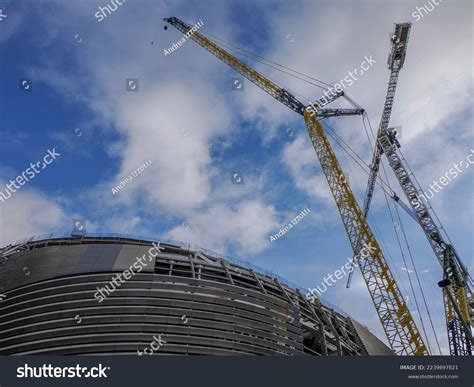 Renovation Works Santiago Bernabeu Stadium Real Stock Photo 2239697821 ...