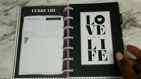 One Day At A Time 2019 Mini Happy Planner Flip Through Youtube