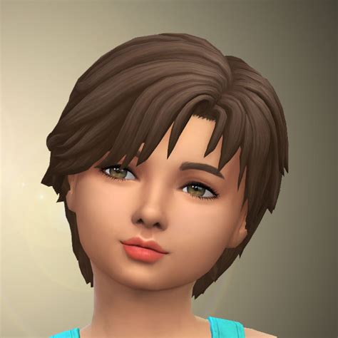 Nadia Hairstyle for Girls - The Sims 4 Create a Sim - CurseForge