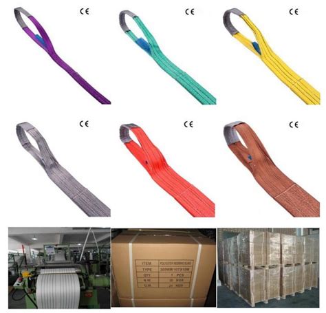 Polyester Duplex Web Sling Belt For Lifting Synthetic Fiber Slings