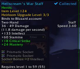 [Shadowlands] Heirlooms upgrades? - General Discussion - World of ...