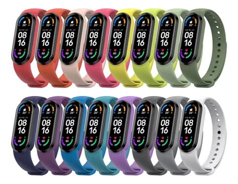 Correas Para Xiaomi Mi Band Y Y Silicon Repuesto Pcs Meses