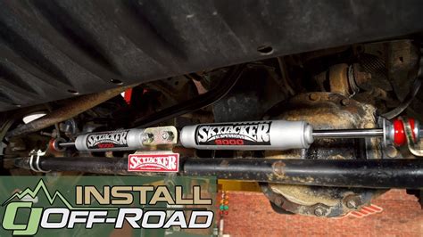 Jeep Wrangler Skyjacker Dual Steering Stabilizer Kit M95 2007 2017