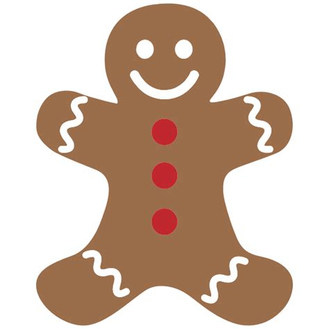 Gingerbread Man Free Svg