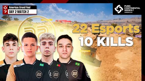 PUBG PCS7 AMERICAS GRAND FINALS 22 ESPORTS 10 KILLS YouTube