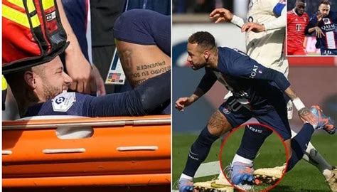 Neymar Stretchered Off In Tears Vs Lille Days Before His Sister S