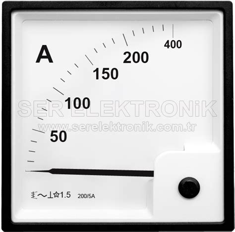 Ac A Analog Ampermetre Ser Elektronik