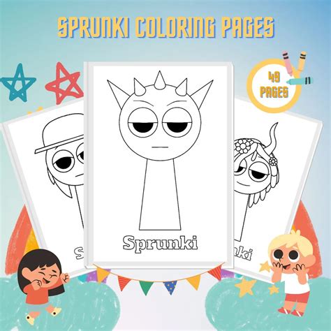 Sprunki Para Colorear Imprimibles Gratis Sscoloring