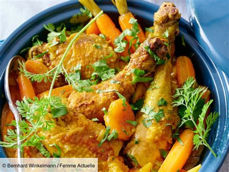 Tajine de poulet aux carottes et abricots secs découvrez les recettes