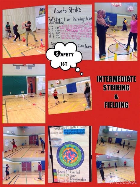 Hpe Merritt Health And Physical Education Striking And Fielding Pic Collage