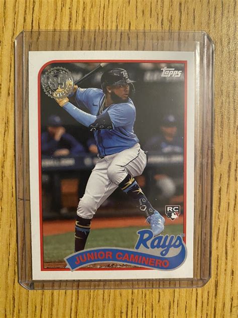 Topps Series Junior Caminero Topps Rookie B Tampa Bay