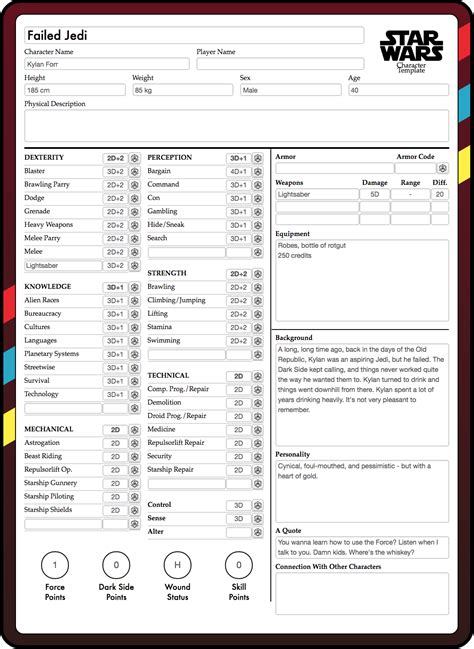 Character Sheet, Character Sheet Template, Rpg Character, 50% OFF