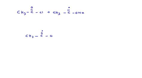 SOLVED:The reaction of ethanoyl chloride with sodium ethanoate gives (a ...