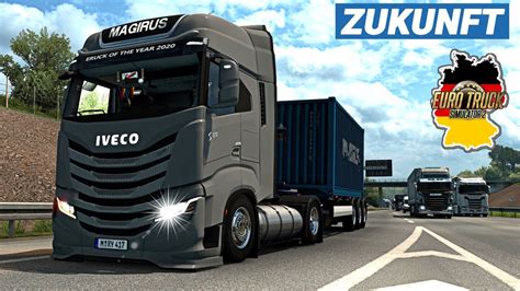 ETS2 ZUKUNFT Gas Lkw IVECO S WAY NP Durch Deutschland 1588 EURO