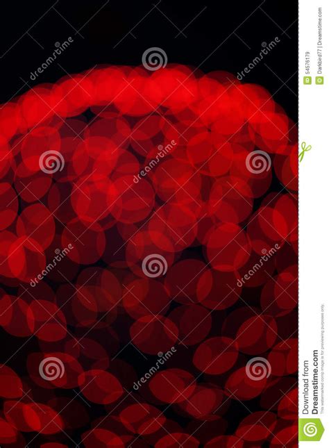 Red Bokeh Abstract Background With Defocused Lights Stock Image Image