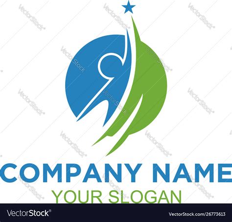 Get career logo design Royalty Free Vector Image