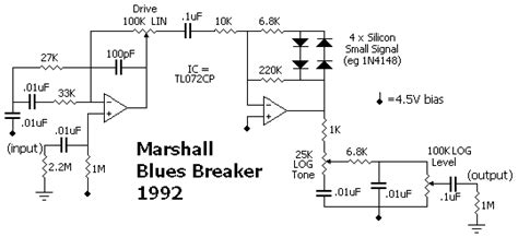 Marshall 1962 Bluesbreaker Schematic