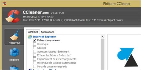 Tutoriel Pour Nettoyer Son PC Avec CCleaner WindowsFacile Fr