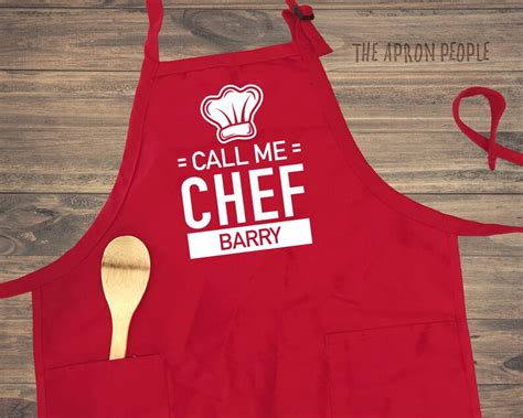 Apron For Men Custom Mens Apron Personalized Mens Apron Etsy