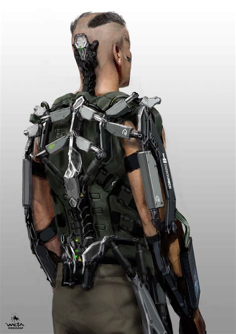 WETA WORKSHOP DESIGN STUDIO - Elysium - Kruger Hulc Suit | Weta ...