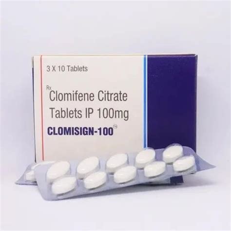 Clomifene Citrate Mg Packaging Type Strip Packaging Size X