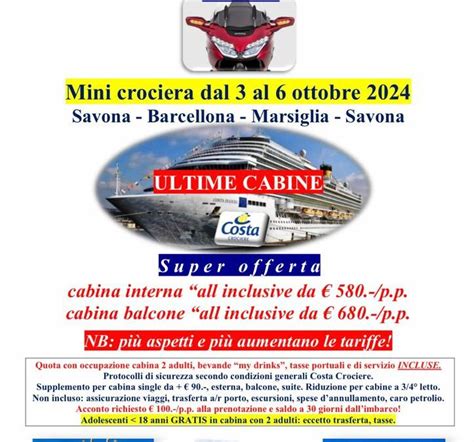 Mini Crociera 3 6 Ottobre 2024 Liberi Con Le Ali